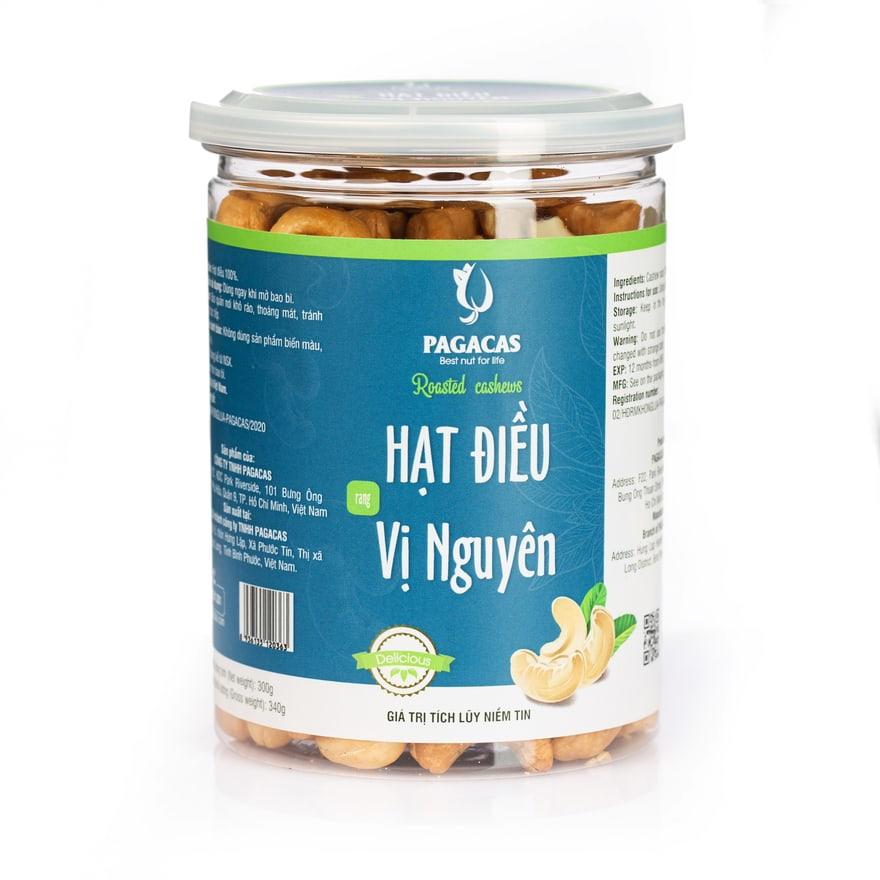 Hạt điều nguyên vị Pagacas - Hũ nắp nhôm 340g