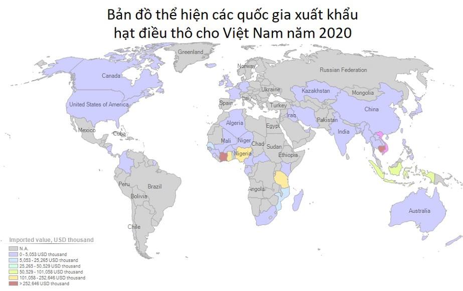 Hạt điều nhập khẩu (Hạt điều nước ngoài)